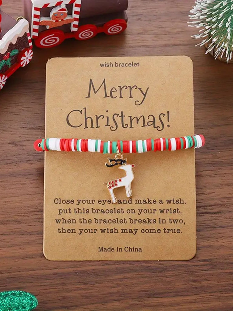 Colorful Christmas Decoration Lucky Bracelet