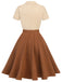 [Pre-Sale] Khaki 1950s Snow White Style Button Dress