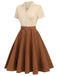 Snow White Style Button 1950s Dress