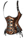 Steampunk Gothic Buckled Halter Girdle Corset