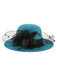 Retro Flower Net Round Top Hat