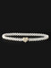 Pearl Beaded Braided Stretch Belt