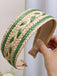 Boho Color Patchwork Braided Headband