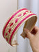 Boho Color Patchwork Braided Headband