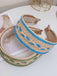 Boho Color Patchwork Braided Headband