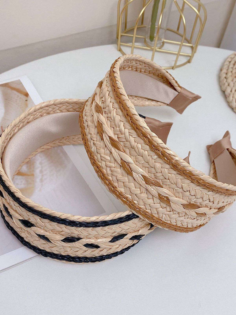 Boho Color Patchwork Braided Headband