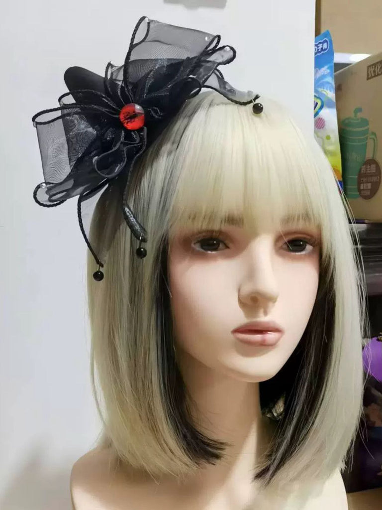 Halloween Bow Pointed Hat Hair Clip