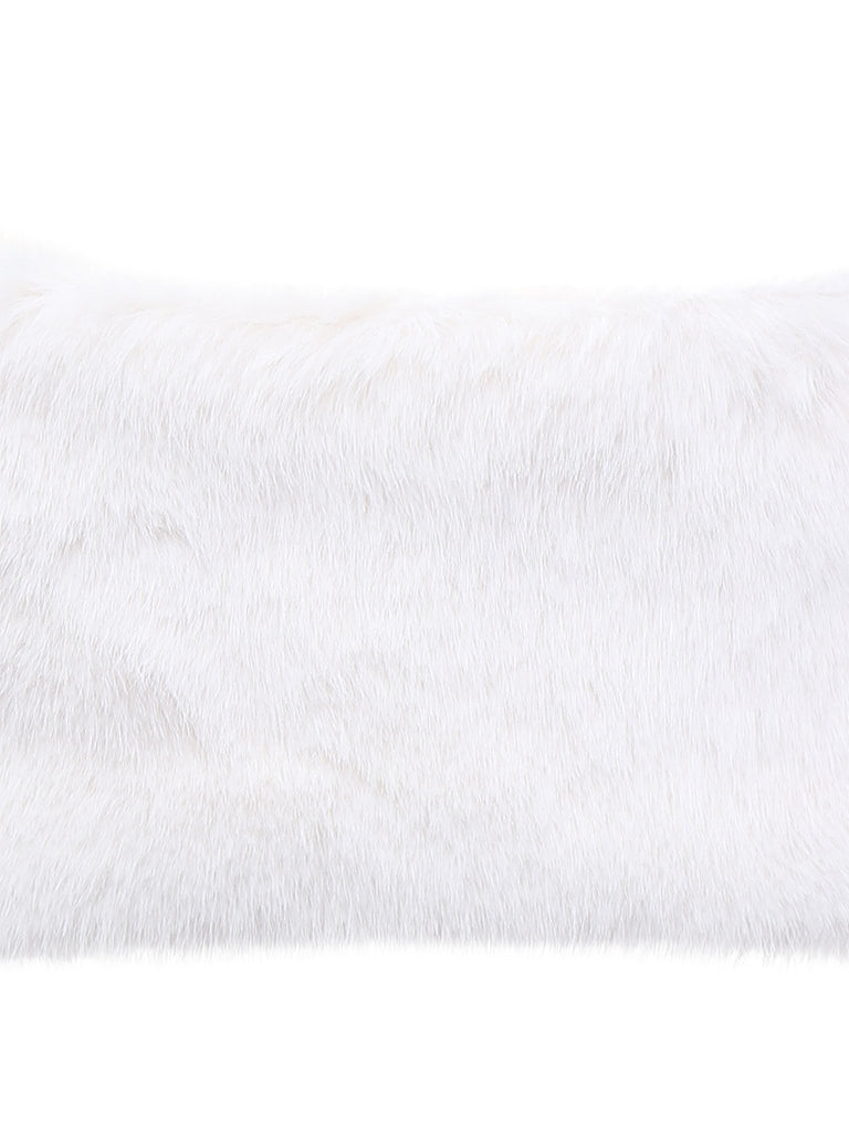 [Pre-Sale] 2PCS Red 1970s Velvet Sequin Faux Fur Trim Dress & Shawl