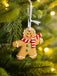 Vintage Christmas Gingerbread Man Ornaments