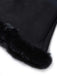 [Pre-Sale] 1960s Black Cat Lace Plush Trim Hooded Cloak