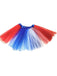 Red Blue White Mesh Tulle Skirt 2