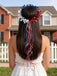 Independence Day Floral Wreath Hair Clip
