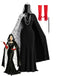 2PCS 1930s Cruella Inspired Polka Dot Cape Dress Set