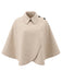 Relaxed Fit Draped Cape Wrap Shawl 1