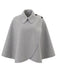 Relaxed Fit Draped Cape Wrap Shawl 7