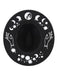 Black Halloween Print Gothic Hat