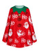 Green 1940s Christmas Top 3