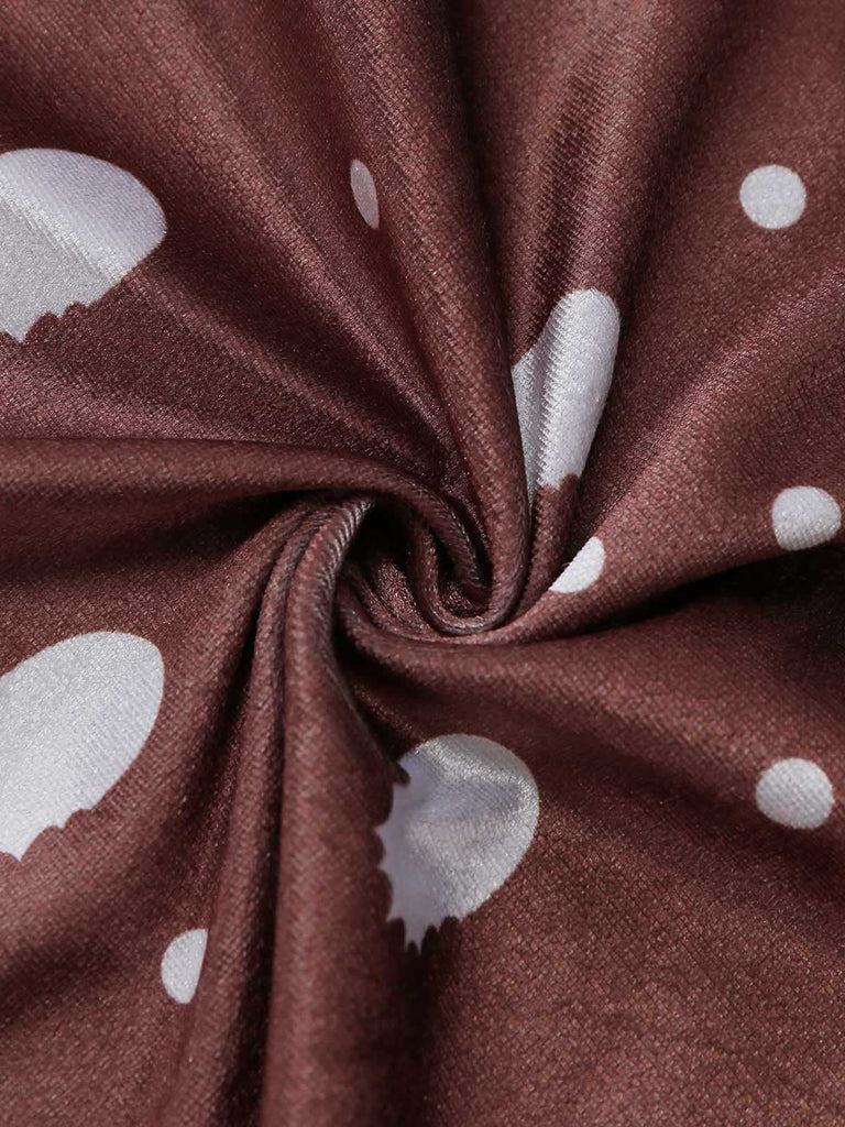 Christmas Spotted Reindeer Hooded Cape Costume 6