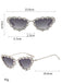 Vintage Diamond Cat Eye Sunglasses