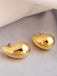 Vintage Glossy Teardrop-Shaped Earrings