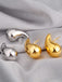 Vintage Glossy Teardrop-Shaped Earrings