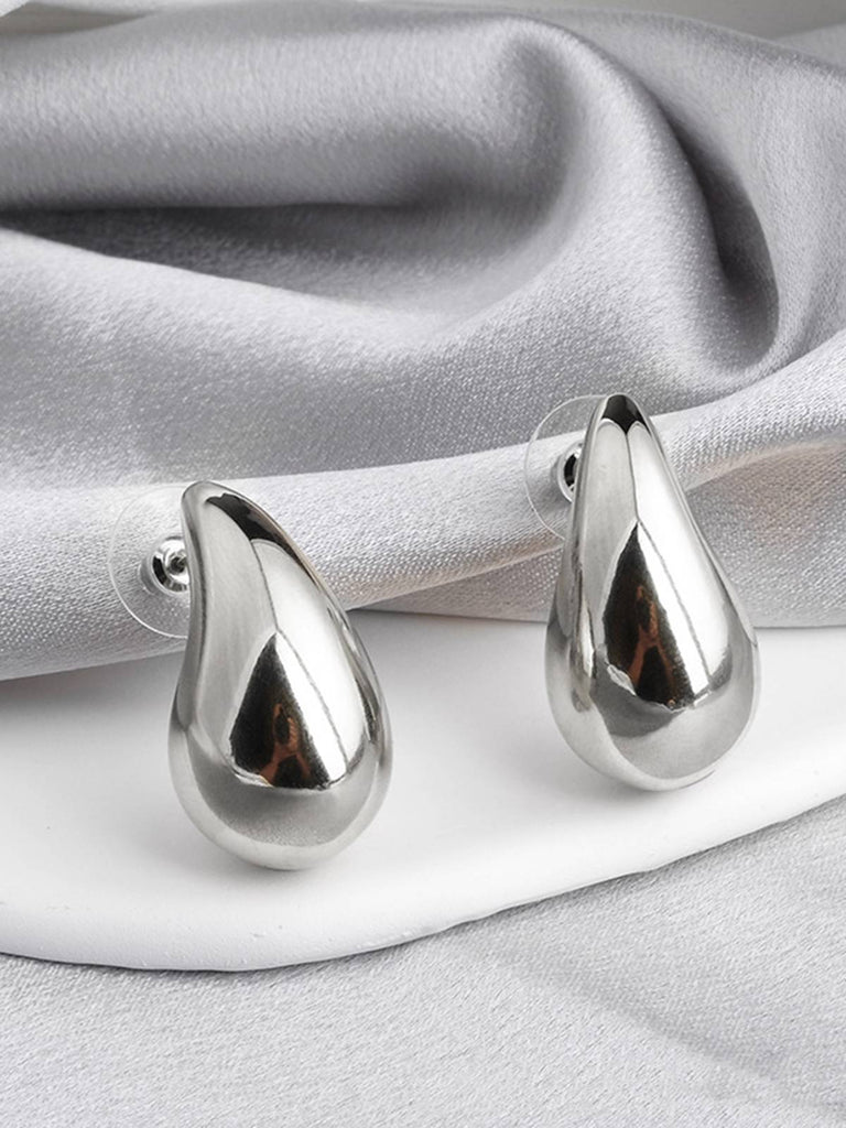 Vintage Glossy Teardrop-Shaped Earrings