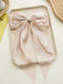 Satin Ribbon Solid Bow Hairpin