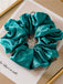 Retro Big Solid Satin Hair Tie