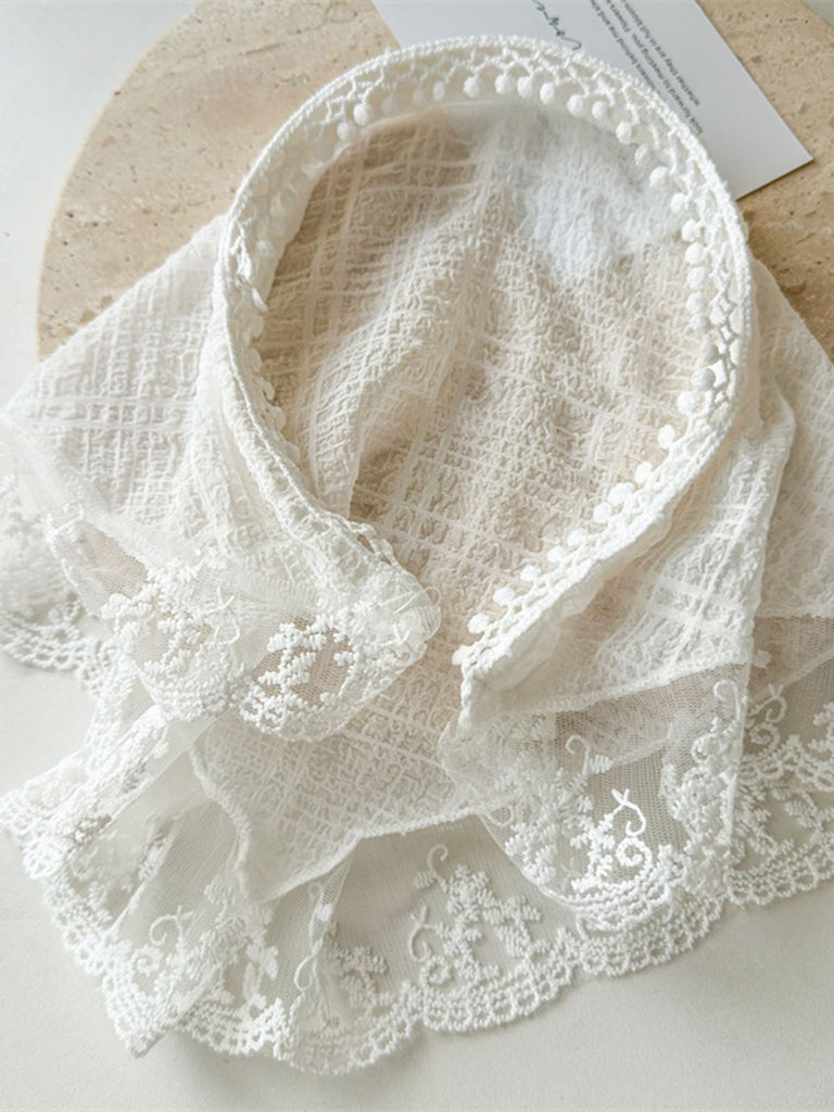 Retro Lace Casual Style Scarf Headband