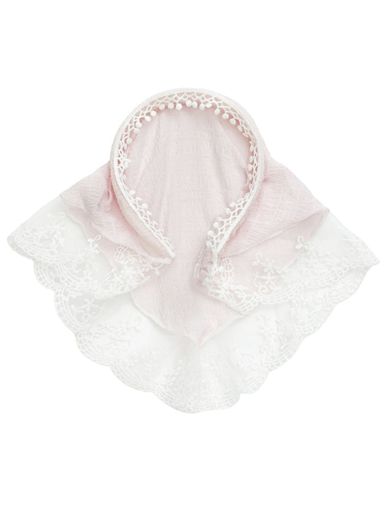 Retro Lace Casual Style Scarf Headband