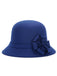 Solid Imitation Wool Knot Cloche Hat