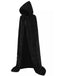 1950s Christmas Solid Long Hooded Cape