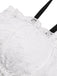 Black & White 1930s Colorblock Lace Bikini Set