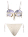 1950s Spaghetti Strap Beach Seashell Starfish Bikini