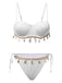 1950s Spaghetti Strap Beach Seashell Starfish Bikini