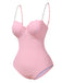1950s Seashell Pearl Straps One-Piece Swimsuit