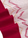 Red 1970s Princess Style Fringe Patchwork Cover-Up