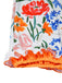 Multicolor 1960s Painted Floral Bandeau One-Piece Swimsuit