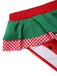 Red 1950s Watermelon Ruffled Bikini Set