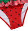 Red 1950s Watermelon Ruffled Bikini Set
