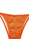 Orange 1960s Gilded Snakeskin Halter Bikini Set