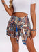 Elegant 1970s Vintage Floral Shorts 4