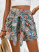 Elegant 1970s Vintage Floral Shorts 5