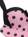 Pink 1940s Halter Polka Dots Bow One-Piece Swimsuit