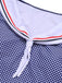 Dark Blue 1940s Dots Sailor Collar Swimsuit