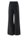 2PCS Black 1940s Gothic Straps Swimsuit & Pants