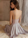 Lavender 1970s Lace Patchwork Stitching Butterfly Nightgown