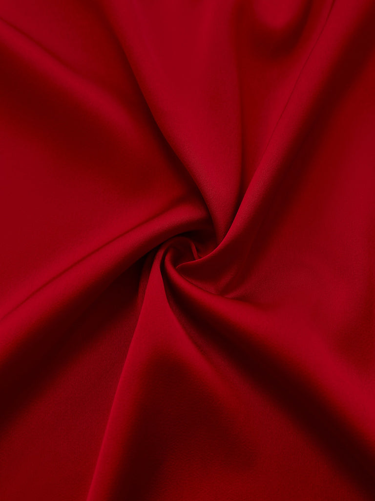 [Pre-Sale] Red 1940s Satin 3D-Butterfly Split Slip Nightgown