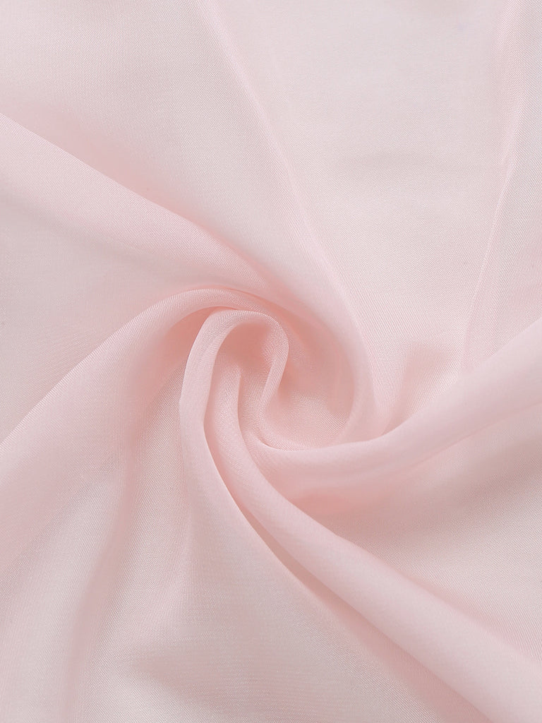 [Pre-Sale] Pink 1930s Mesh Pleated Lace Waist Robe