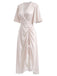 [Pre-Sale] Cream Color 1950s Floral Lace Nightgown 7
